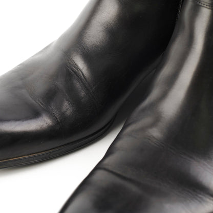 Louis Vuitton Mens Black Leather Boots Size 11