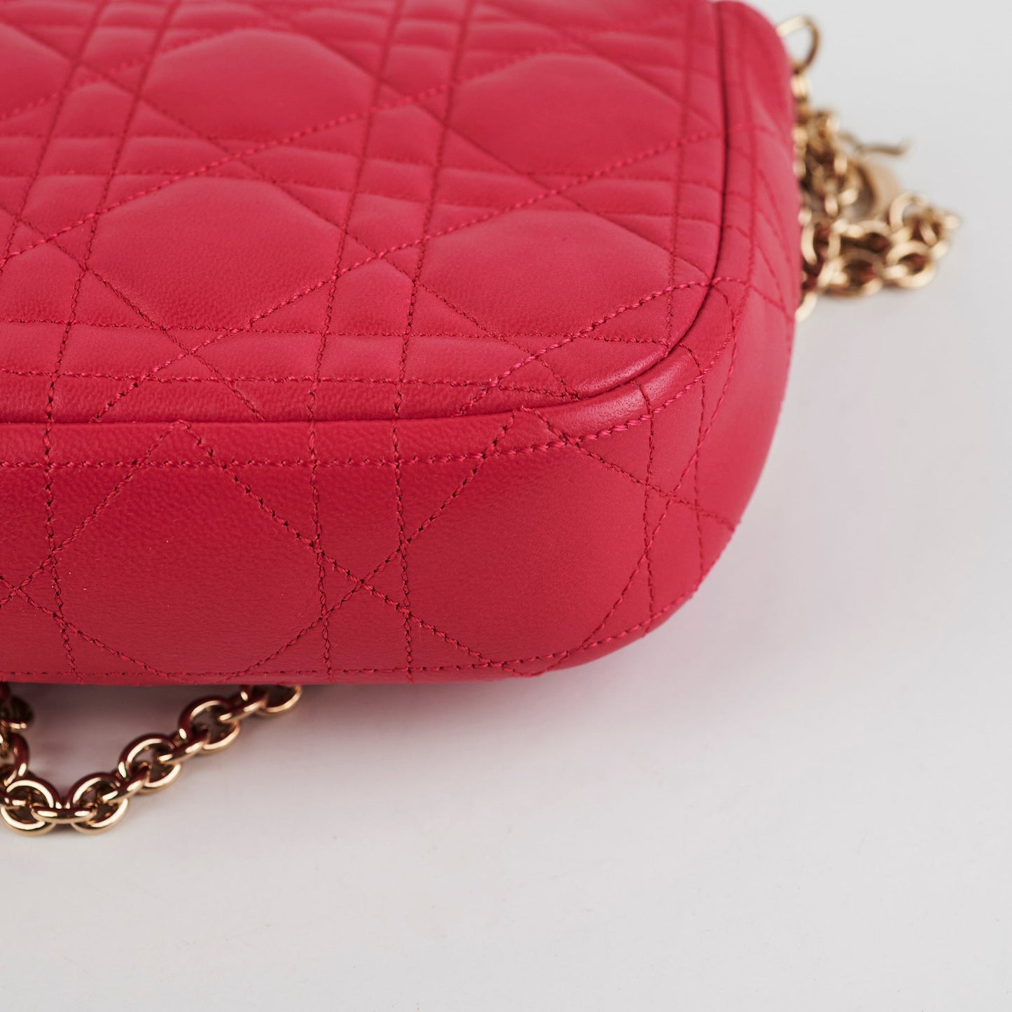 Christian Dior Promenade Fuschia Crossbody Clutch