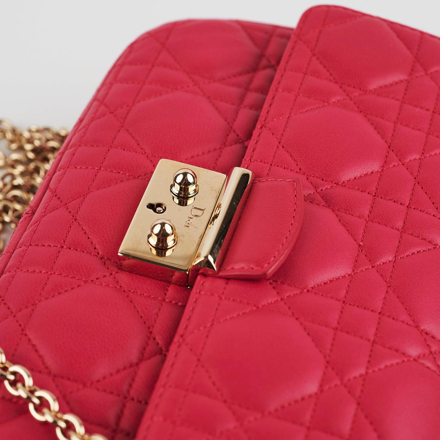 Christian Dior Promenade Fuschia Crossbody Clutch