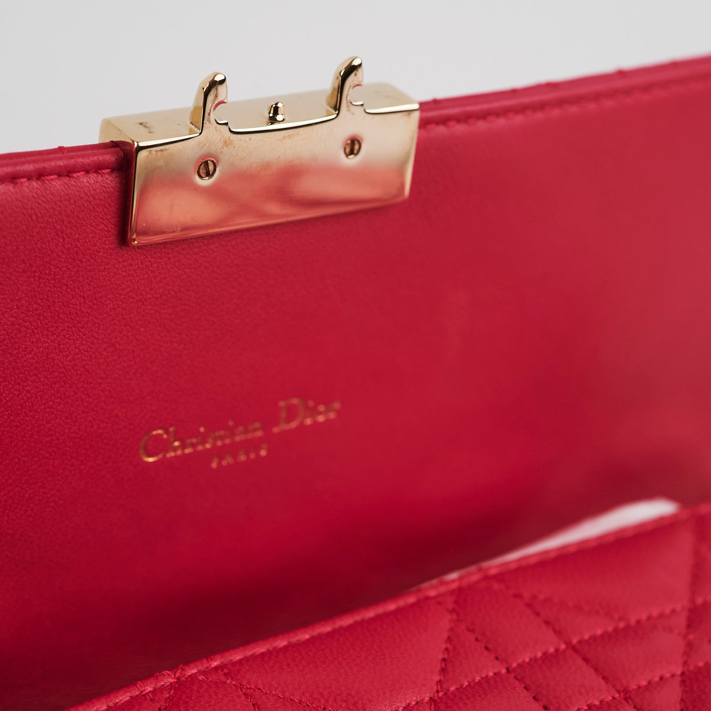 Christian Dior Promenade Fuschia Crossbody Clutch