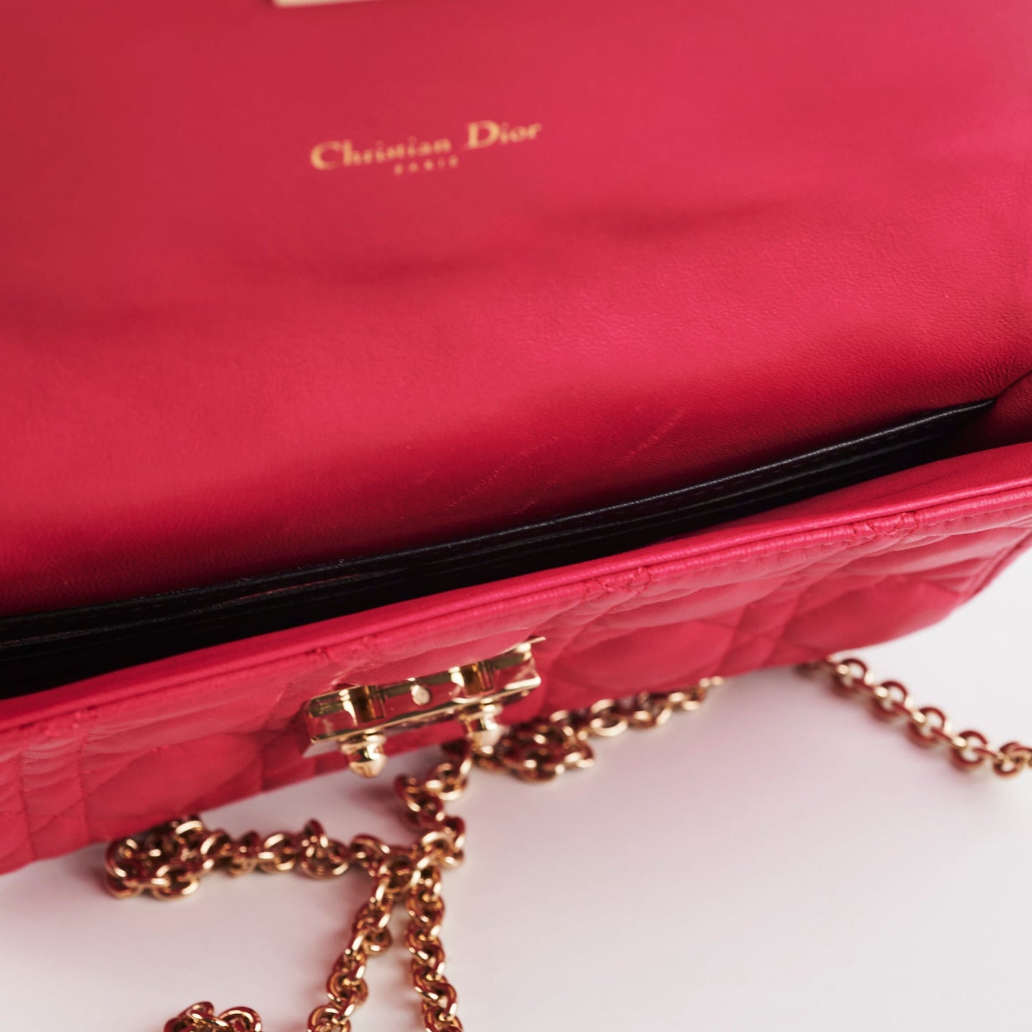 Christian Dior Promenade Fuschia Crossbody Clutch