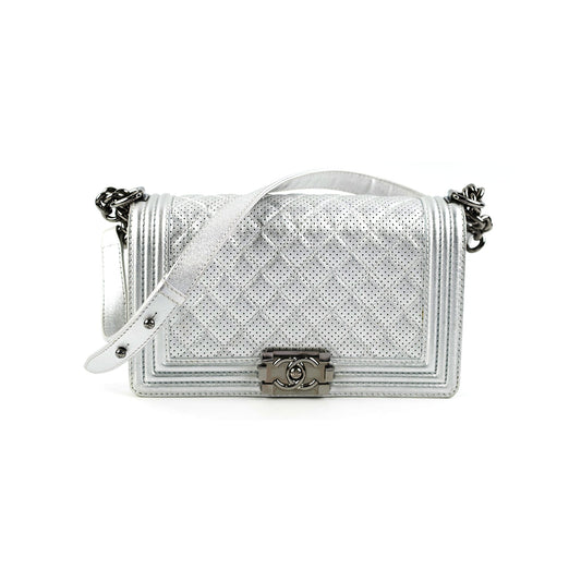 Chanel Old Medium Boy Sliver