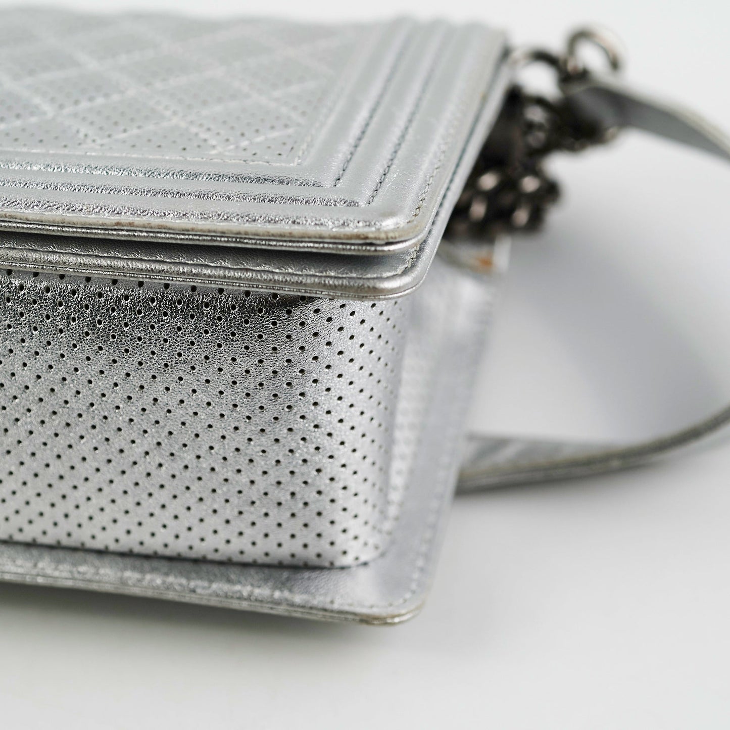 Chanel Old Medium Boy Sliver