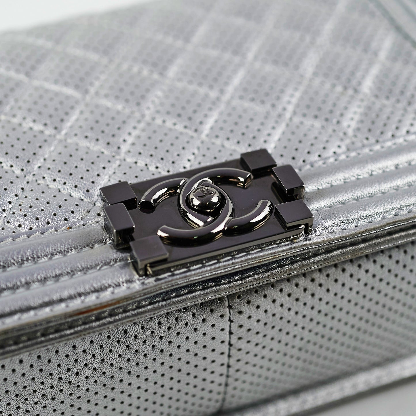 Chanel Old Medium Boy Sliver