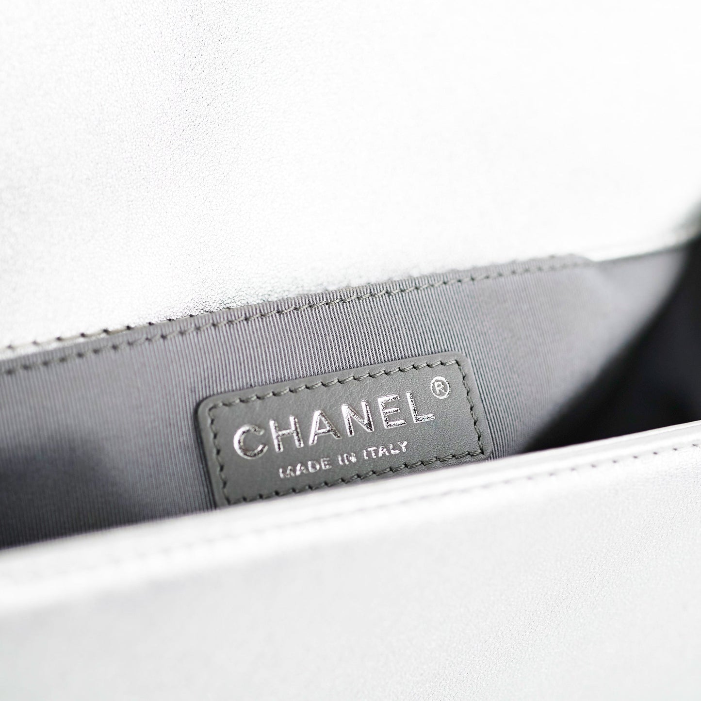 Chanel Old Medium Boy Sliver