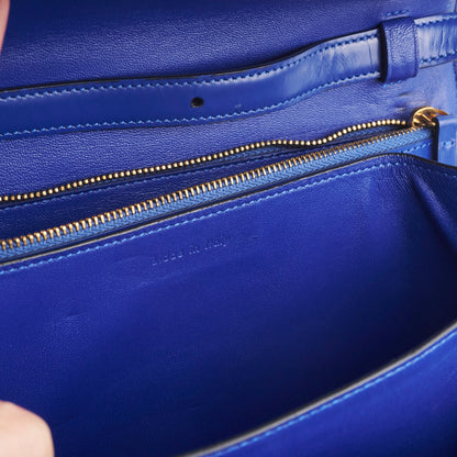 Celine Medium Royal Blue Box Crossbody Bag
