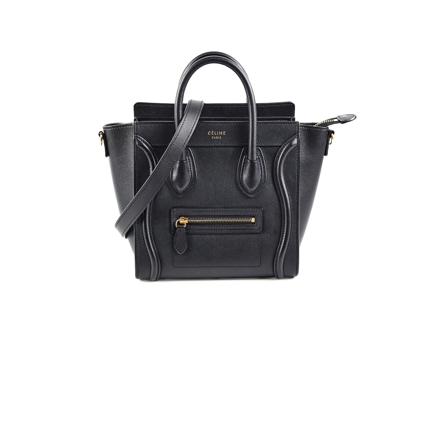 Celine Luggage Nano Black