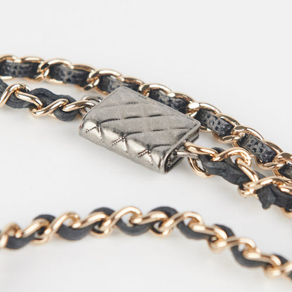 Chanel Cardholder on Chain Caviar Black
