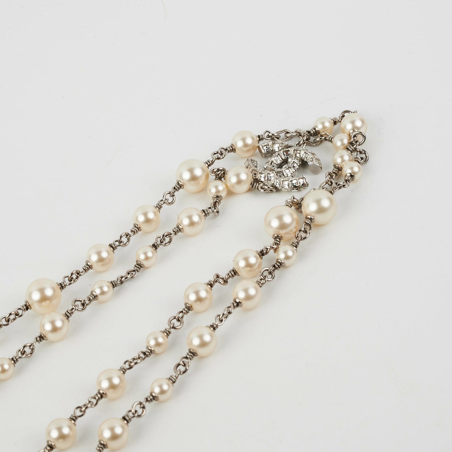 Chanel CC Logo Pearl Necklace Costume Jewellery on hold ET