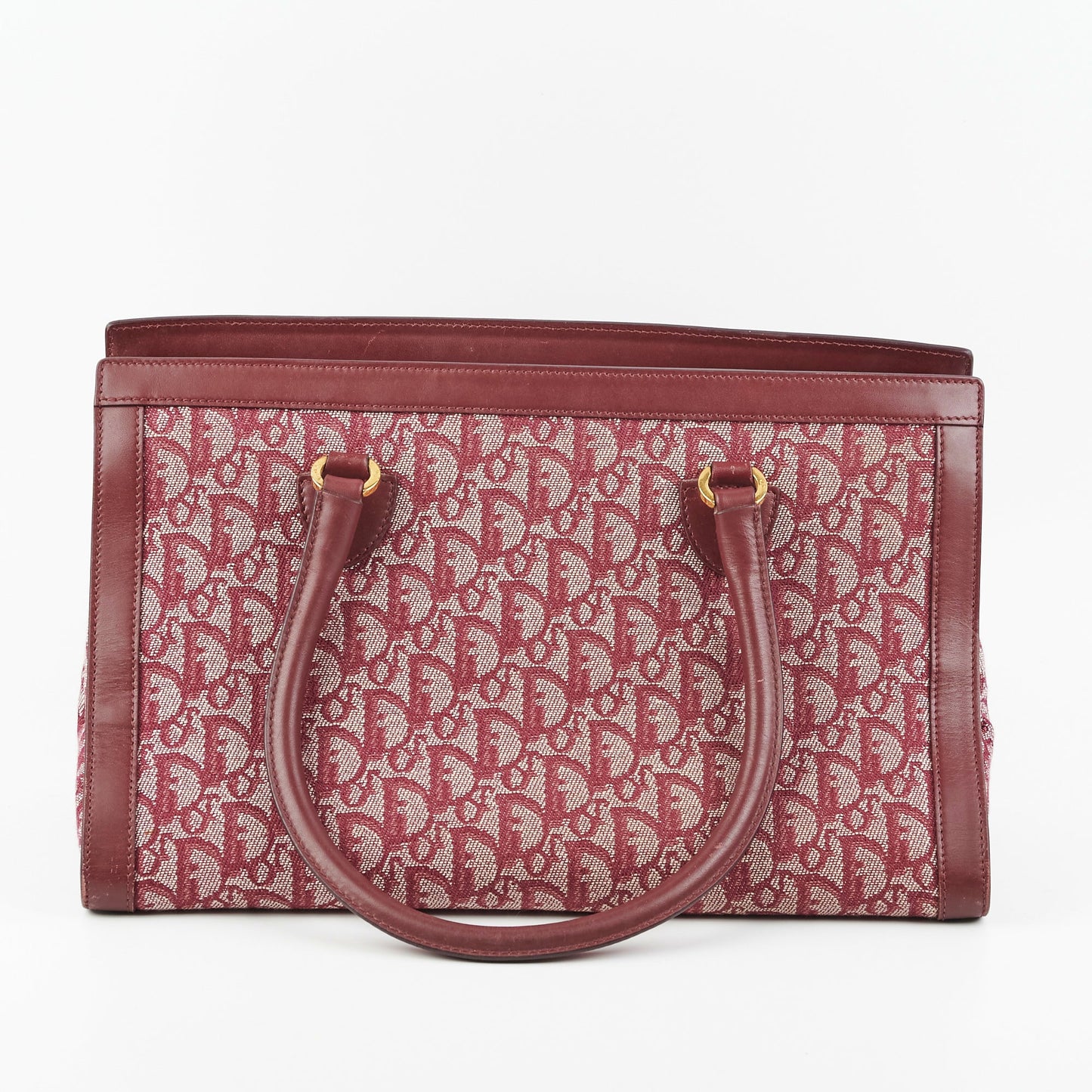 Christian Dior Trotter Tote Bag Bordeaux