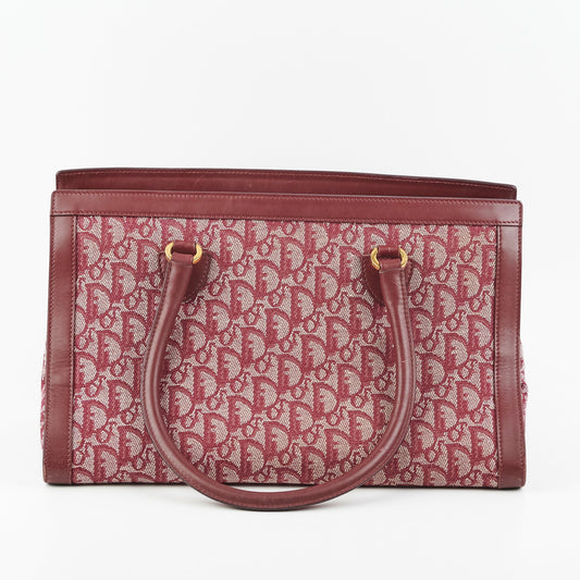 Christian Dior Trotter Tote Bag Bordeaux