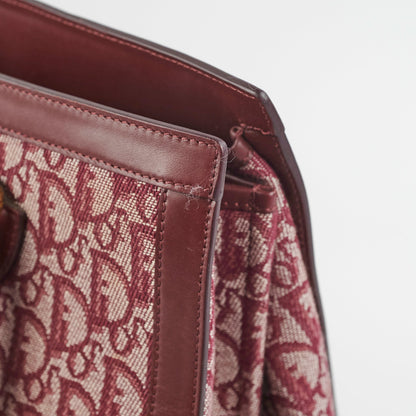 Christian Dior Trotter Tote Bag Bordeaux