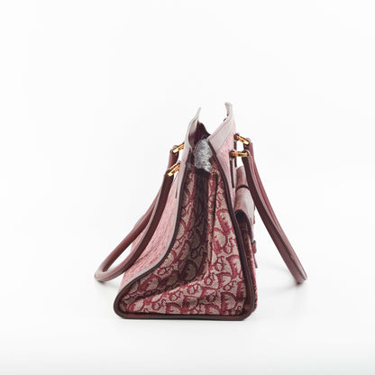 Christian Dior Trotter Tote Bag Bordeaux