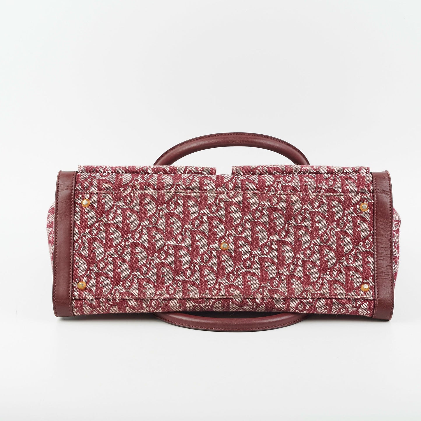 Christian Dior Trotter Tote Bag Bordeaux