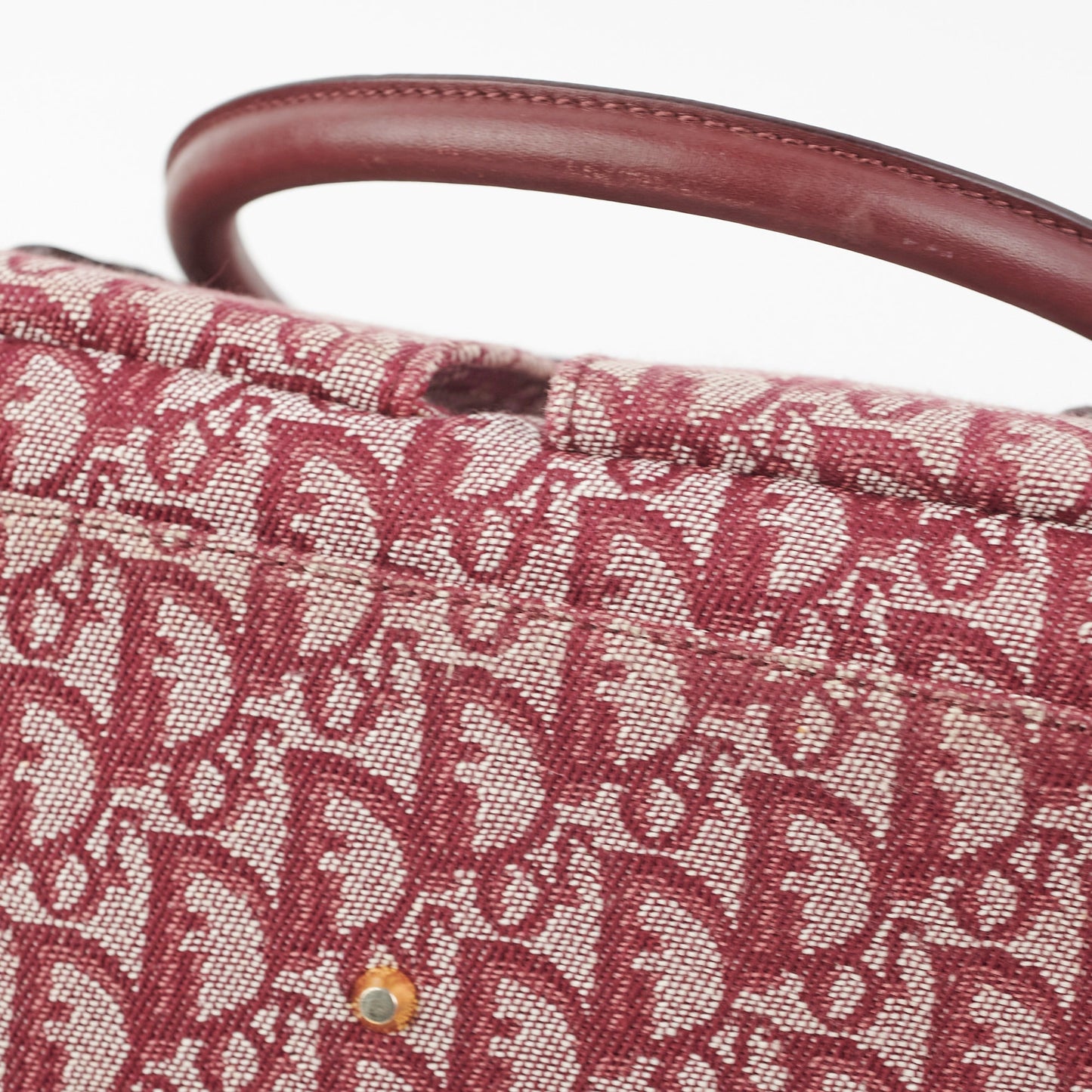 Christian Dior Trotter Tote Bag Bordeaux