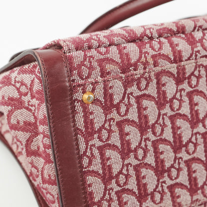 Christian Dior Trotter Tote Bag Bordeaux