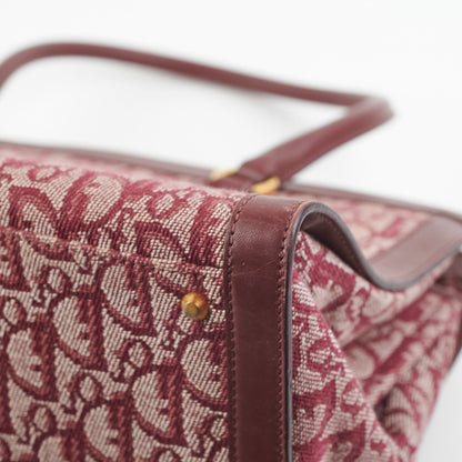 Christian Dior Trotter Tote Bag Bordeaux