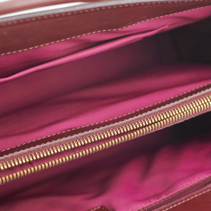 Christian Dior Trotter Tote Bag Bordeaux