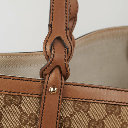 Gucci Craft Monogram Tote Bag