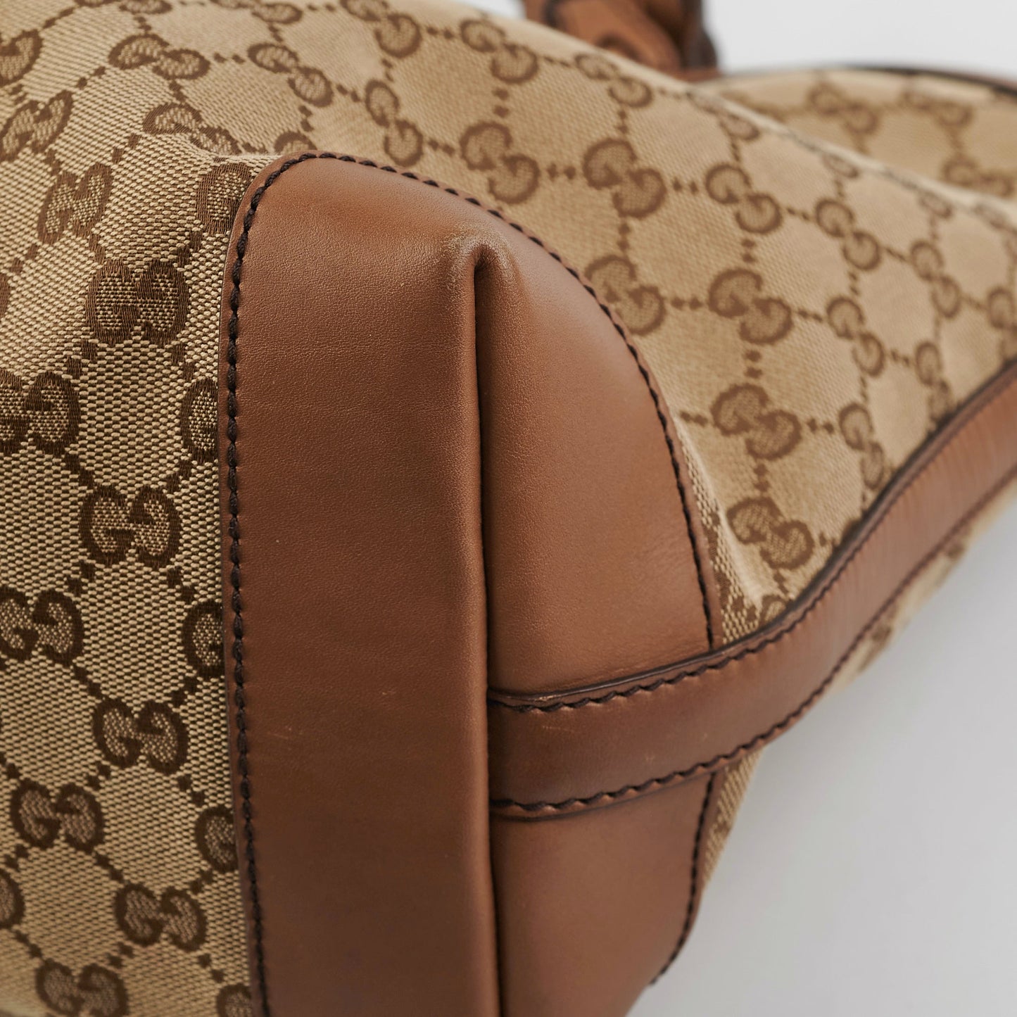 Gucci Craft Monogram Tote Bag
