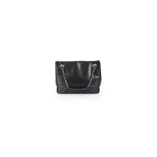 Chanel Vintage CC Chain Tote Black