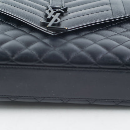 ITEM 22 - Saint Laurent Envelope Medium So Black