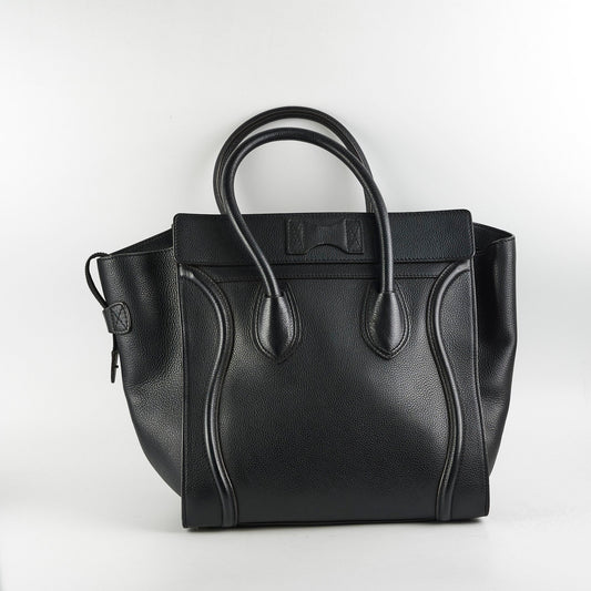 Celine Mini Luggage Tote Black
