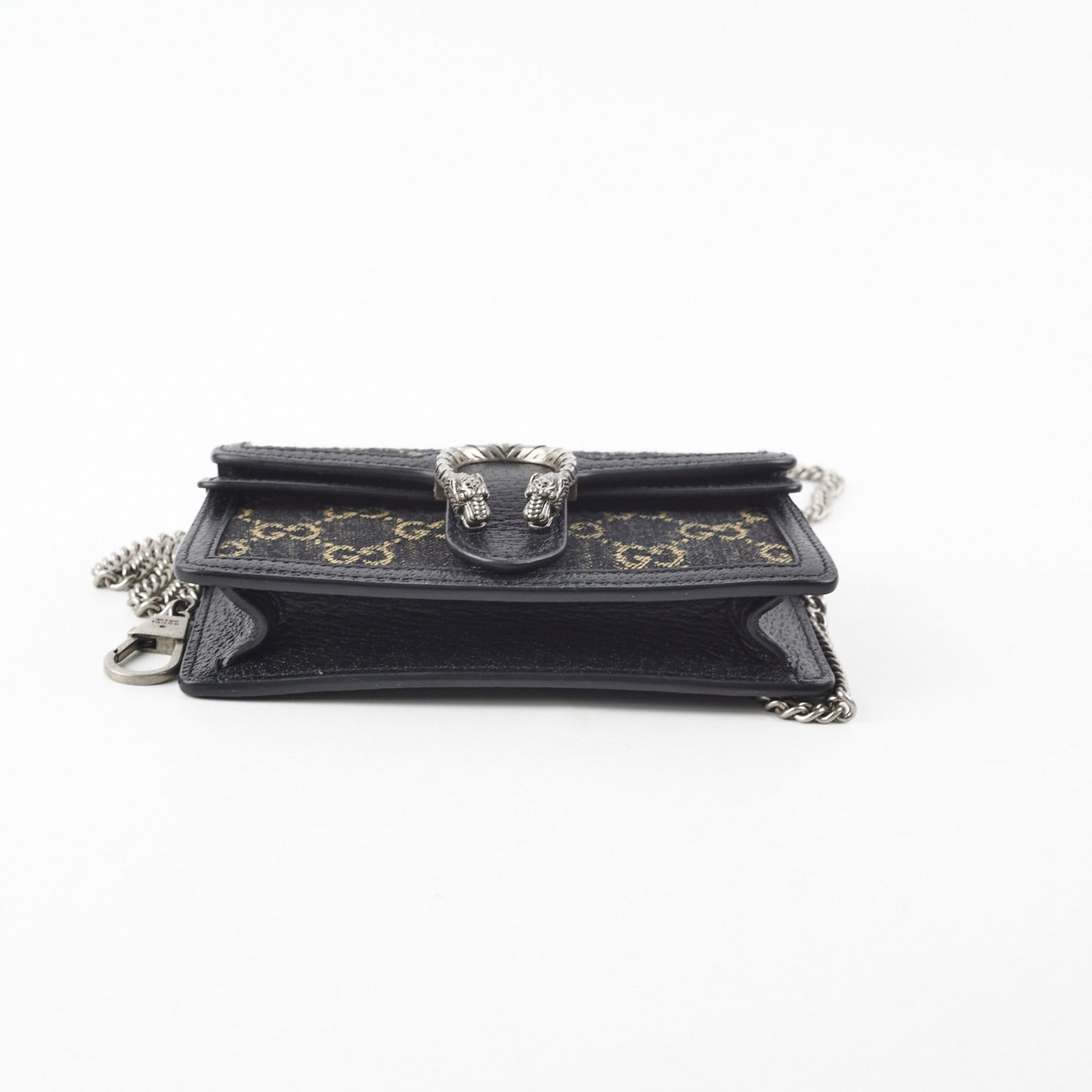 Gucci Dionysus Super Mini GG Shoulder Bag Black
