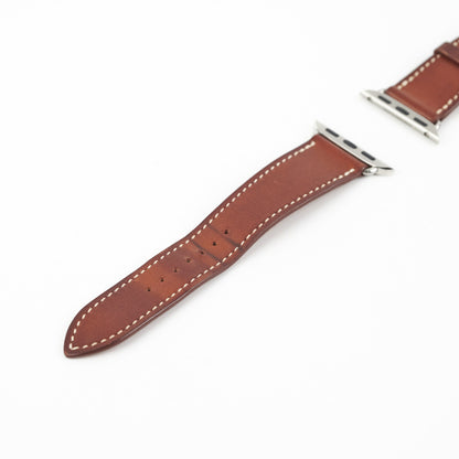 Hermes Fauve Barenia Apple Watch Strap 40mm (Y stamp)