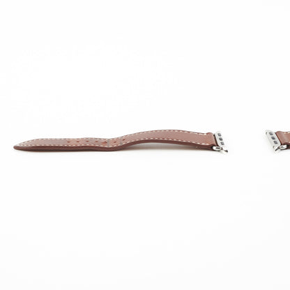 Hermes Fauve Barenia Apple Watch Strap 40mm (Y stamp)