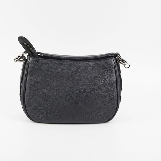 Christian Dior Soft Saddle Mini Black Grained Calfskin Bag