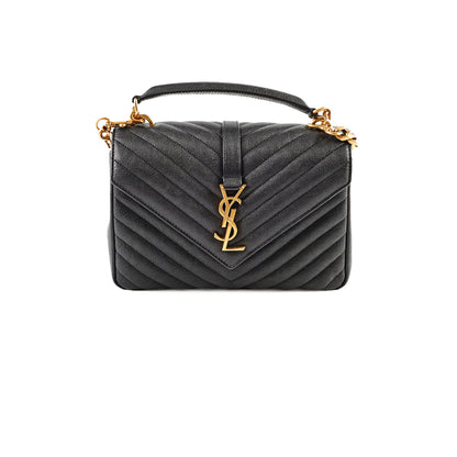 Saint Laurent College Medium Black