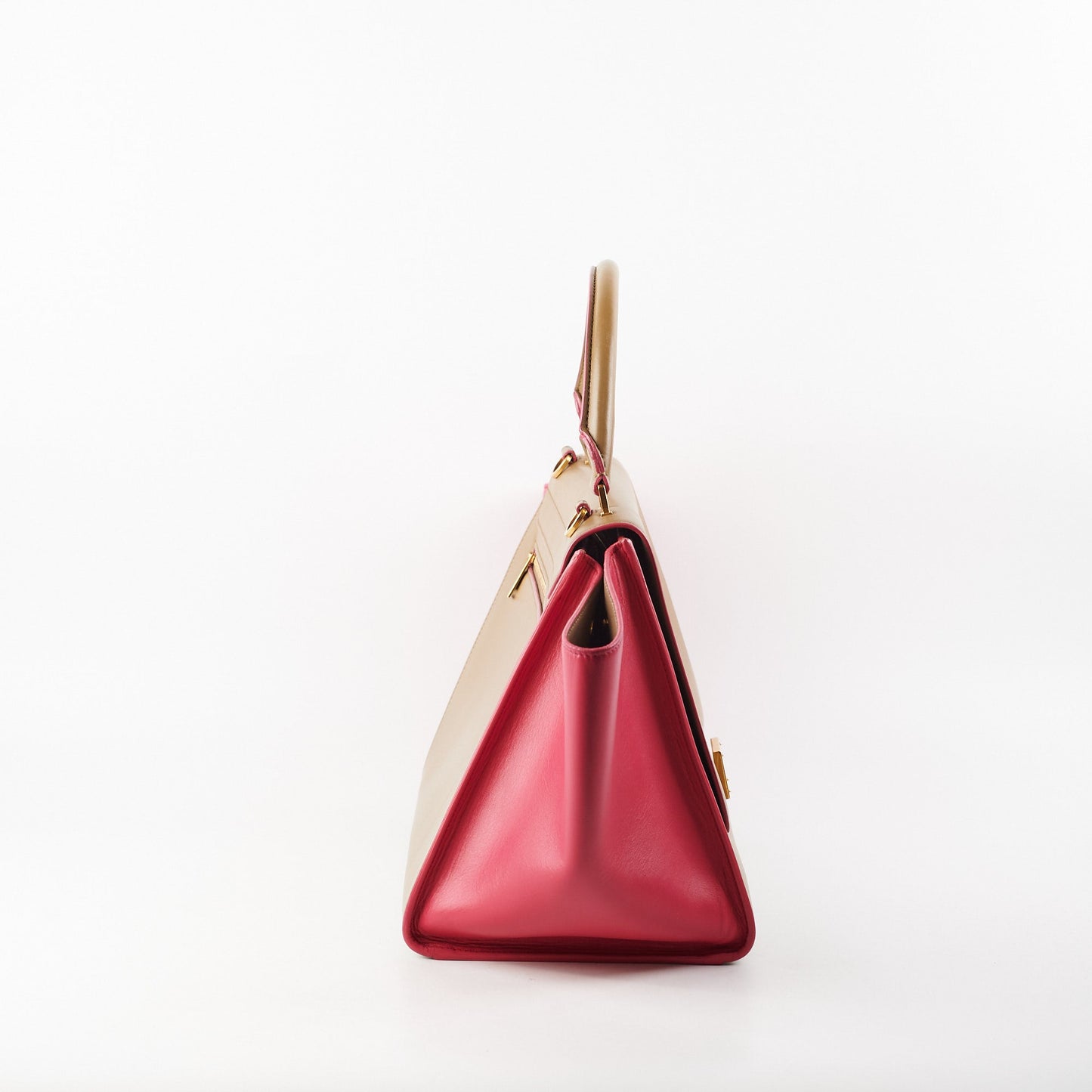 Celine Trapeze Medium Green Pink