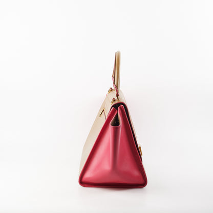 Celine Trapeze Medium Green Pink