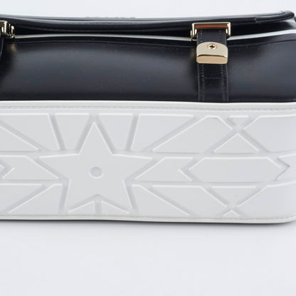 Christian Dior Camp Bag Black And White