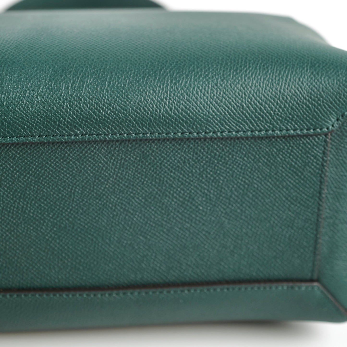 Celine Micro Belt Dark Green Shoulder Bag