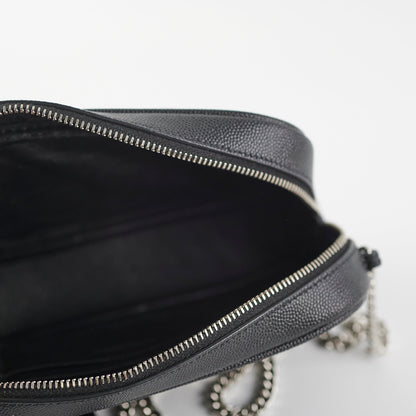 Saint Laurent Mini Lou Camera Black Crossbody Bag