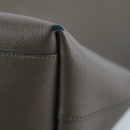 Saint Laurent Olive Green/Grey Tote