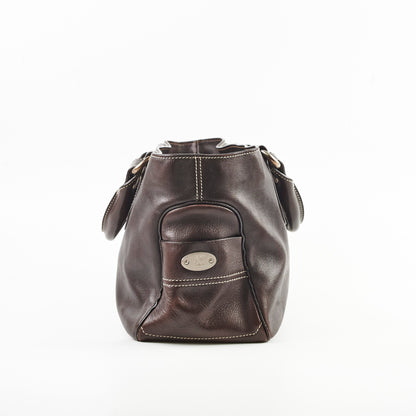 Celine Leather Boogie Bag Black