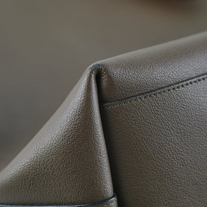 Saint Laurent Olive Green/Grey Tote