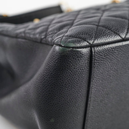 Chanel Caviar GST Grand Shopping Tote Black