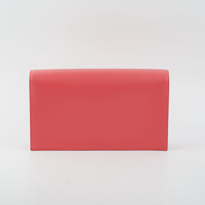 Saint Laurent Medium Kate Clutch Pink
