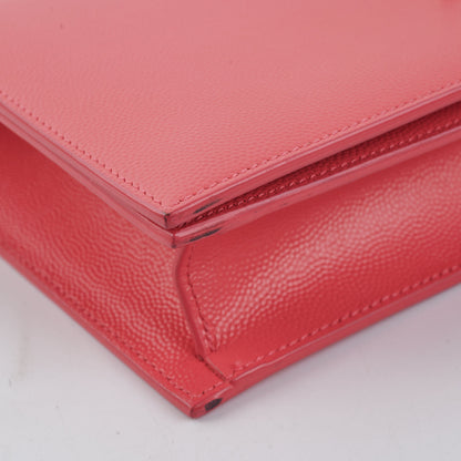 Saint Laurent Medium Kate Clutch Pink