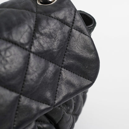 Chanel Black Matelasse Chain Shoulder Bag