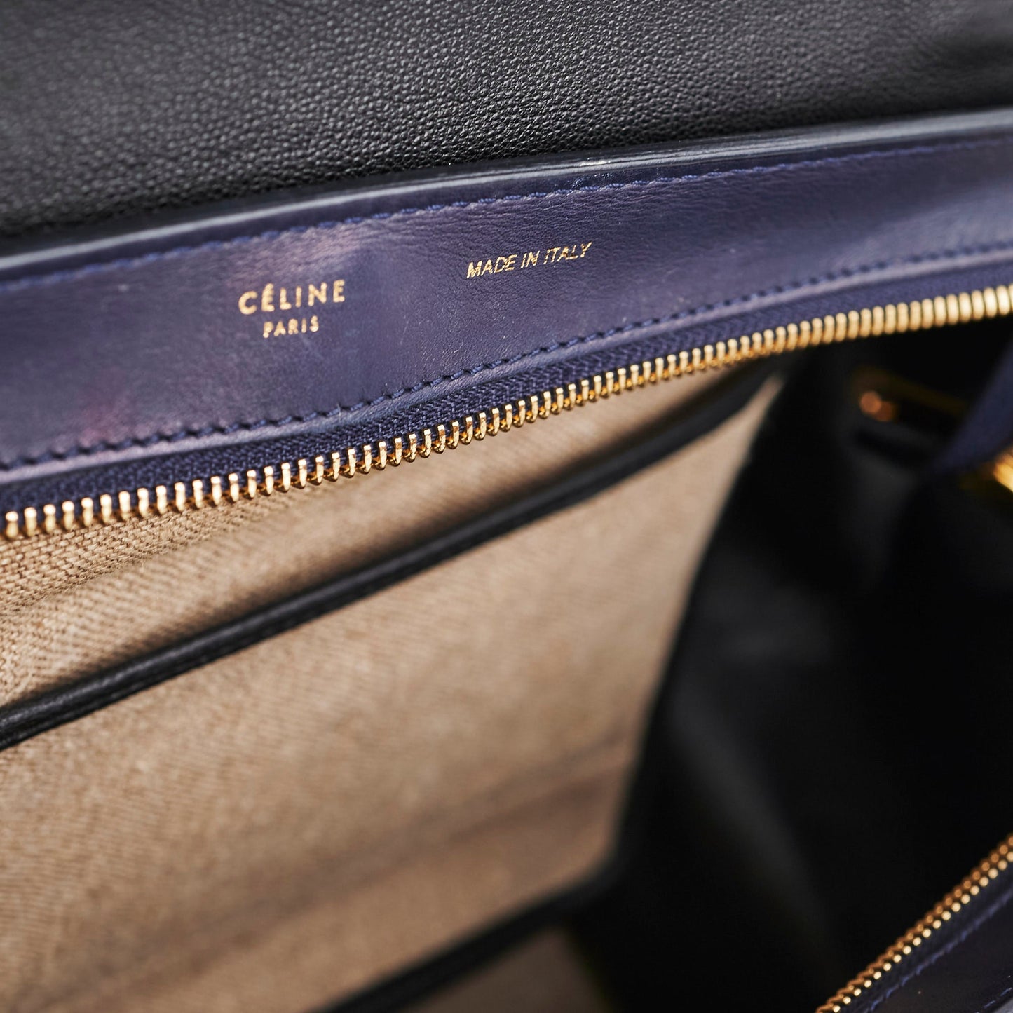 Celine Medium Trapeze Navy/Black