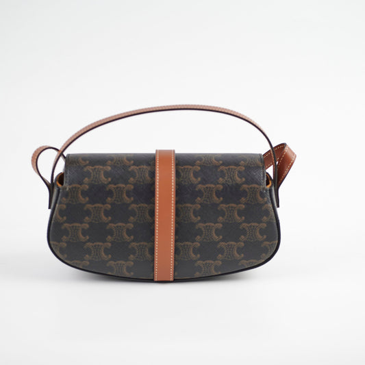 Celine Clutch On Strap Tan