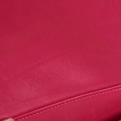 Saint Laurent Small Sulpice Chevron Pink Crossbody Bag