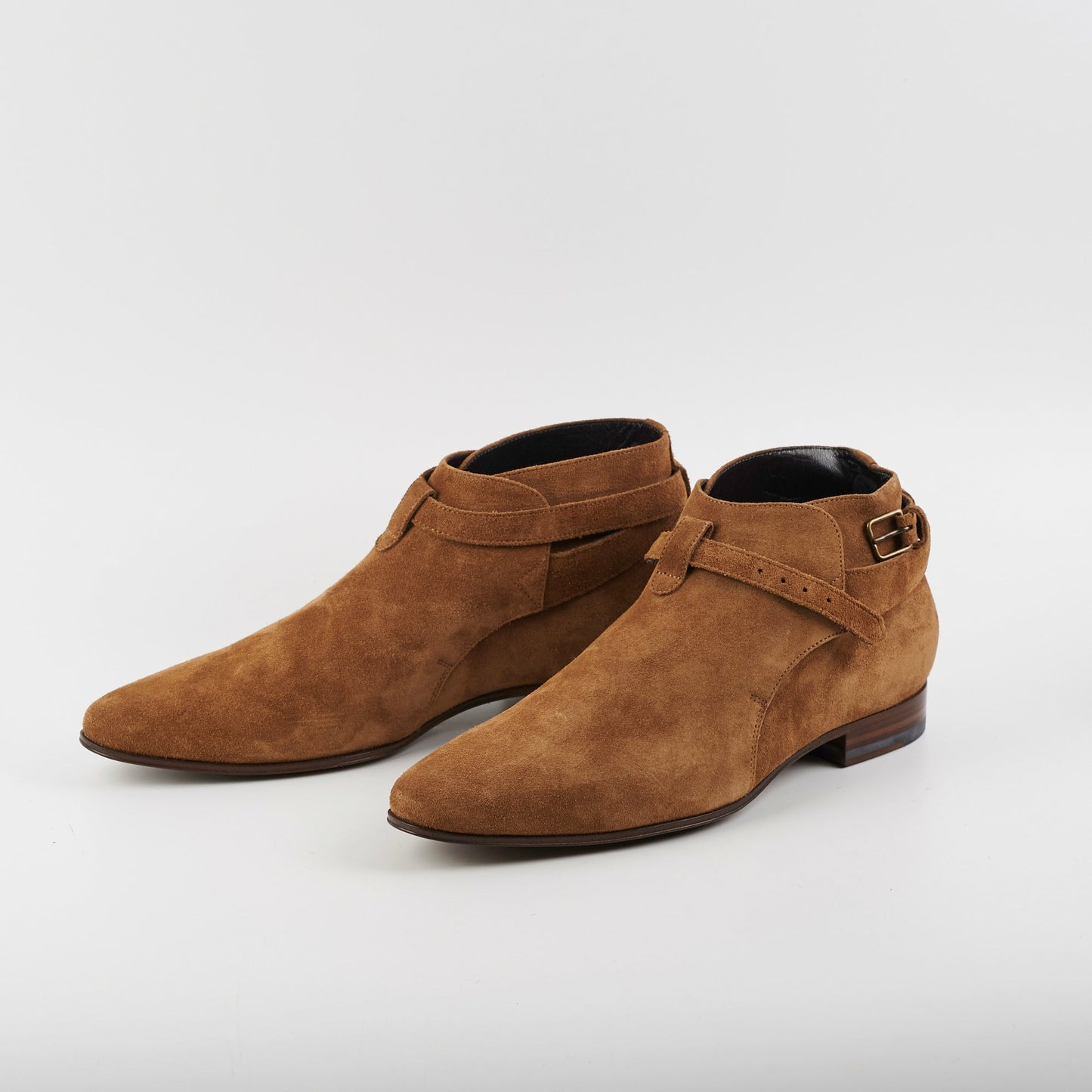 Saint Laurent Mens Size 42 Brown Suede Boots