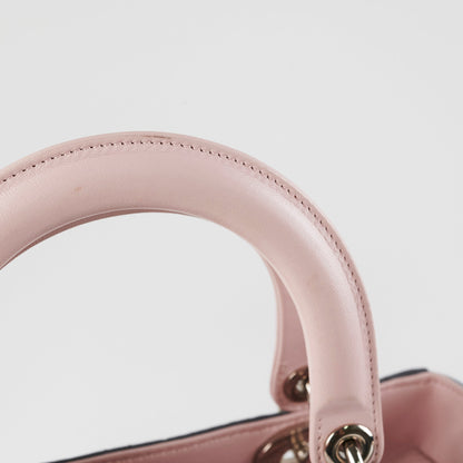 Christian Dior Medium Lady Dior Tri Colour Top Handle