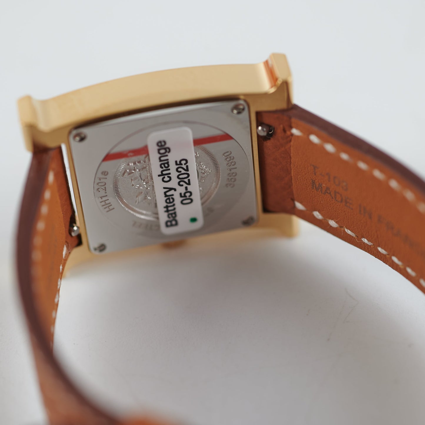 Hermes Heure Watch Small 25mm Gold